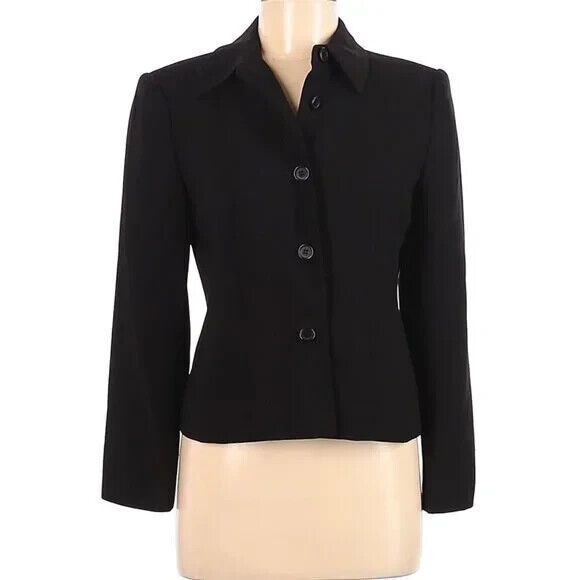 Laura Scott blazer women's size 4 black - Picture 5 of 9